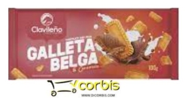 CLAVILE  O CHOCOLATE LECHE GALLETA 100G 